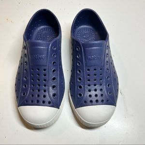 NATIVE shoes Child size 11 slip on navy blue